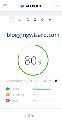 SEO Website Analysis By WooRank