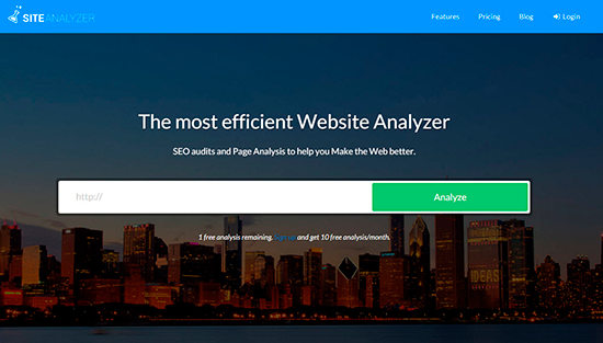 Site Analyzer