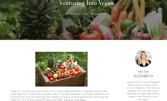 Paul Jarvis Venturing Into Vegan